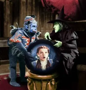Monkey Master, Wicked Witch of The West and Dorothy